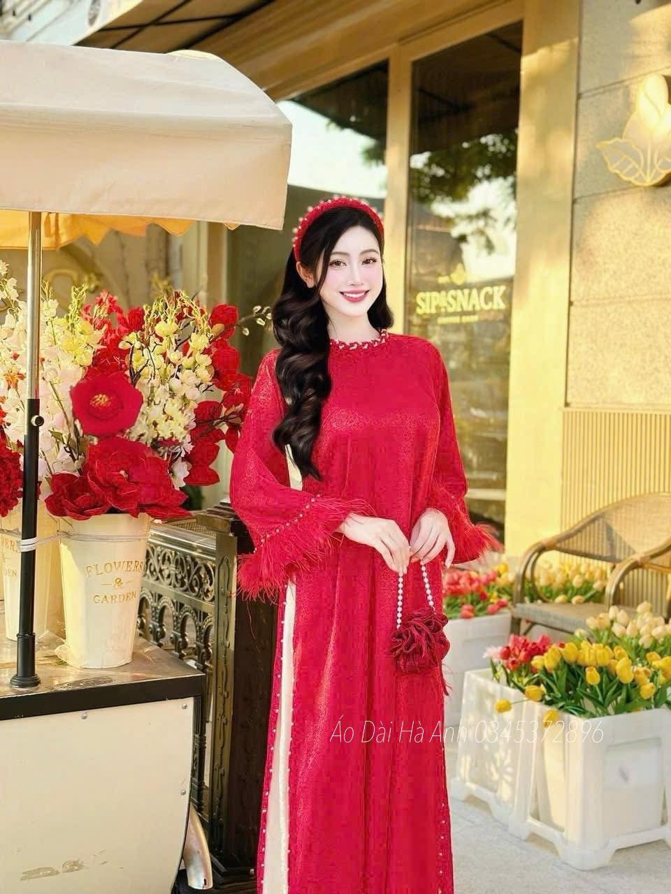 Bộ sưu tập áo dài cưới BTS07